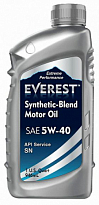 Everest Масло моторное 5W40 SN (A3/B3/B4) (synt.) (1л)